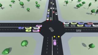 Traffic Intersection With Traffic Lights screenshot 5