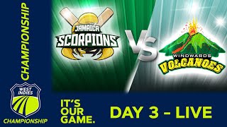 🔴 LIVE Jamaica v Windward Islands - Day 3 | West Indies Championship 2024 | Friday 9th February