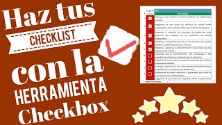 ✏️ Realiza tus Lista de Verificación ✅ Con CheckBox 👍