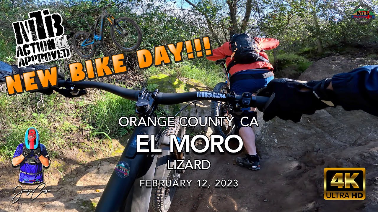 MTB Riding Lizard at El Moro, February 12, 2023 | New Bike Day!!!