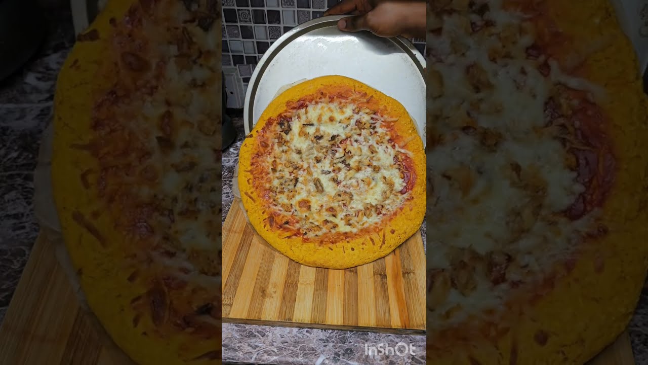 Я приготовила эту пиццу со сладким картофелем 😋 Вам обязательно понравится этот рецепт.