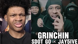 Sdot Go × Jay5ive - Grinchin (Reaction!!!)🔥🔥