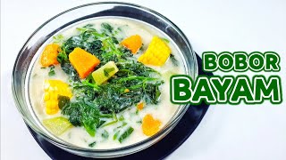 BOBOR BAYAM - MASAKAN TRADISONAL  ||  MASAKAN SAYUR - RESEP DAN CARA MEMBUAT SAYUR SANTAN