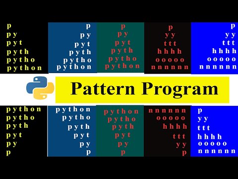 String Pattern | Python Pattern Programs