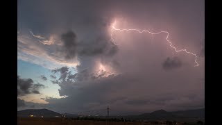 Timelapse Supercelula Jumilla 9 Agosto 2017