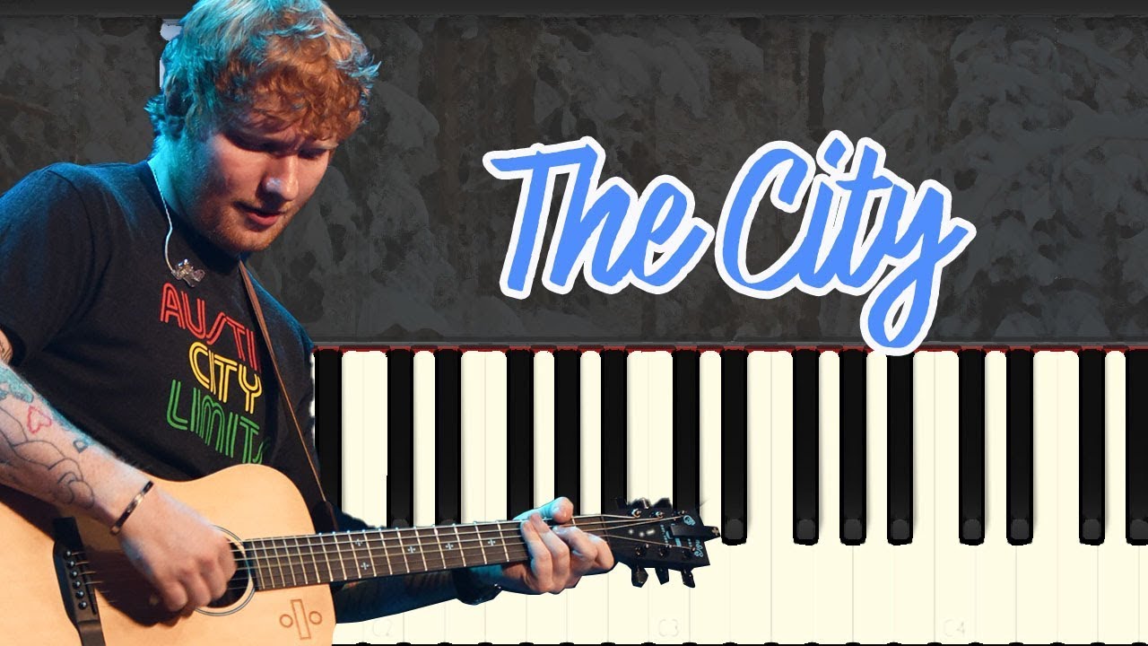 sheet piano nhạc trịnh công sơn The City-Ed Sheeran (Piano Tutorial Synthesia)