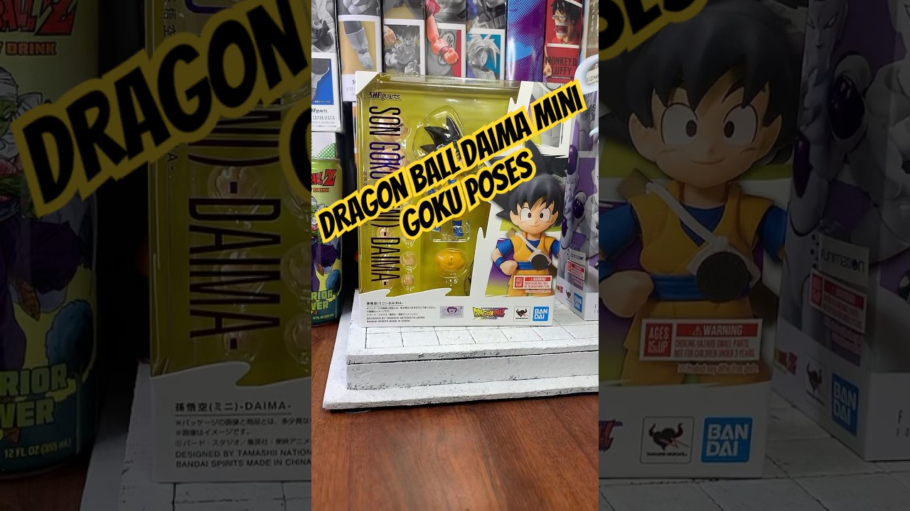 Dragon Ball Daima Mini Goku Poses 🤩 