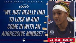 Aaliyah Edwards, Big East tournament MVP, on winning the title, improvements she made in March | SNY