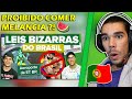 Português reage a LEIS BIZARRAS do Brasil