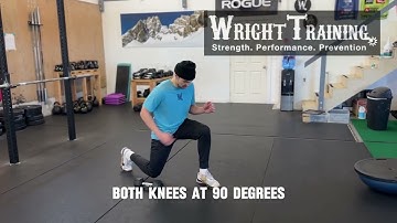 Split squat single arm overhead press