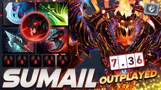 7.36 SumaiL Shadow Fiend Outplayed Raze Boss - Dota 2 Pro Gameplay [Watch & Learn]