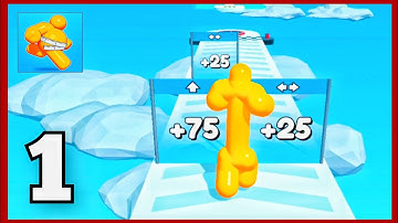 Tall Man Run 3D -Android iOS Mobile Gameplay Walkthrough All Levels Part 1