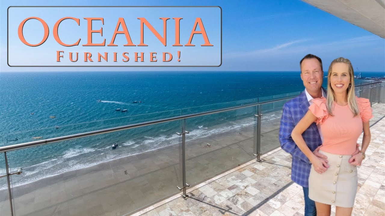 Furnished Oceania condo for sale in Manta Ecuador! VIP tour with