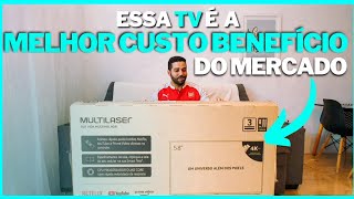 TV MAIS BARATA DO MERCADO | Tela Multilaser 4k 58 Polegadas TL0391K | TL039