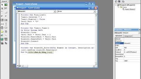 Visual Basic 6.0 Tutorial Port Scanner