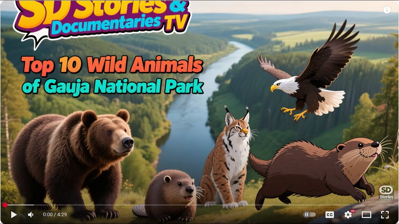 10 Animals of Gauja Park, Latvia | Beast challenge Stories - YouTube