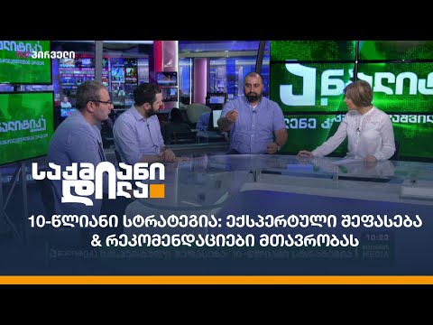 10-წლიანი სტრატეგია: ექსპერტული შეფასება \u0026 რეკომენდაციები მთავრობას