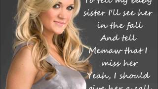 Carrie Underwood - Don't Forget To Remember Me Lyrics