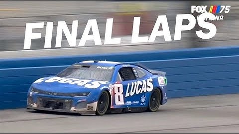 Finish of NASCAR Auto Club Race - Kyle Busch wins for RCR