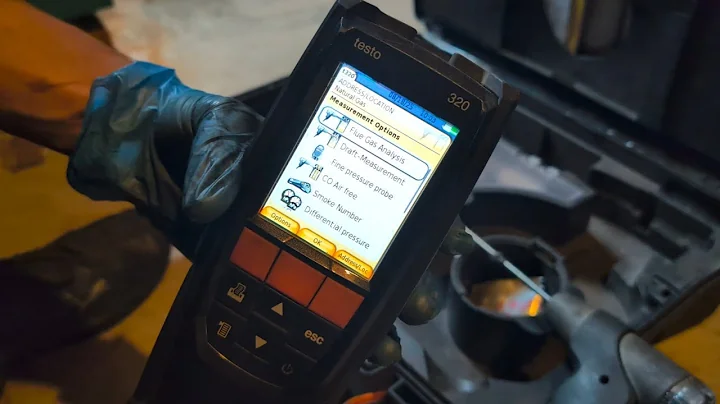 How to use a Testo Combustion Analyzer on a Furnace/Boiler 