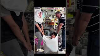 Kurbanlık tosun poşete erken girdi #komikvideo #diynstitch #oyun #duet #stitchtricks