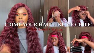 HOW TO CRIMP YOUR HAIR! ft Vivibabi hair