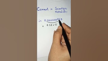 Scientific Notation | maths short video| #youtubeshort #faizamathstutor