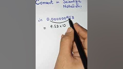 Scientific Notation | maths short video| #youtubeshort #faizamathstutor