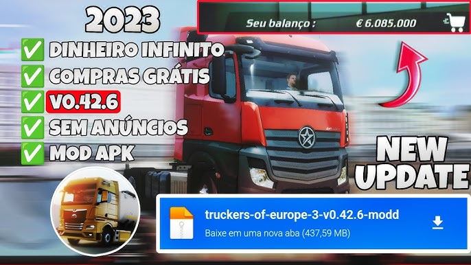 Faça download do Truck Sim Brasil MOD APK v1.7 (Dinheiro Ilimitado