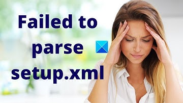 Failed to parse setup.xml – Intel Software Installer error