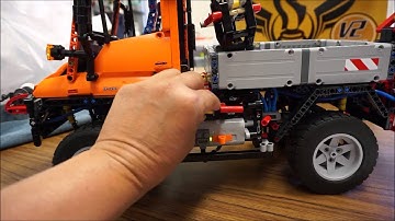 LEGO Unimog Set 8110: Controls explained and demonstrated
