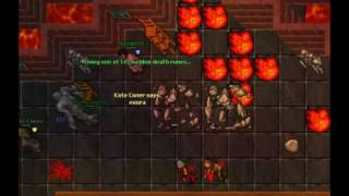 Tibia Warlock hunt in Demona by Morderff and Kate Coner