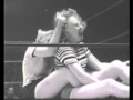 Lindy Lawrence vs Lynn O'Connor 1950's TV Wrestling From Holloywood female ladies women's lady