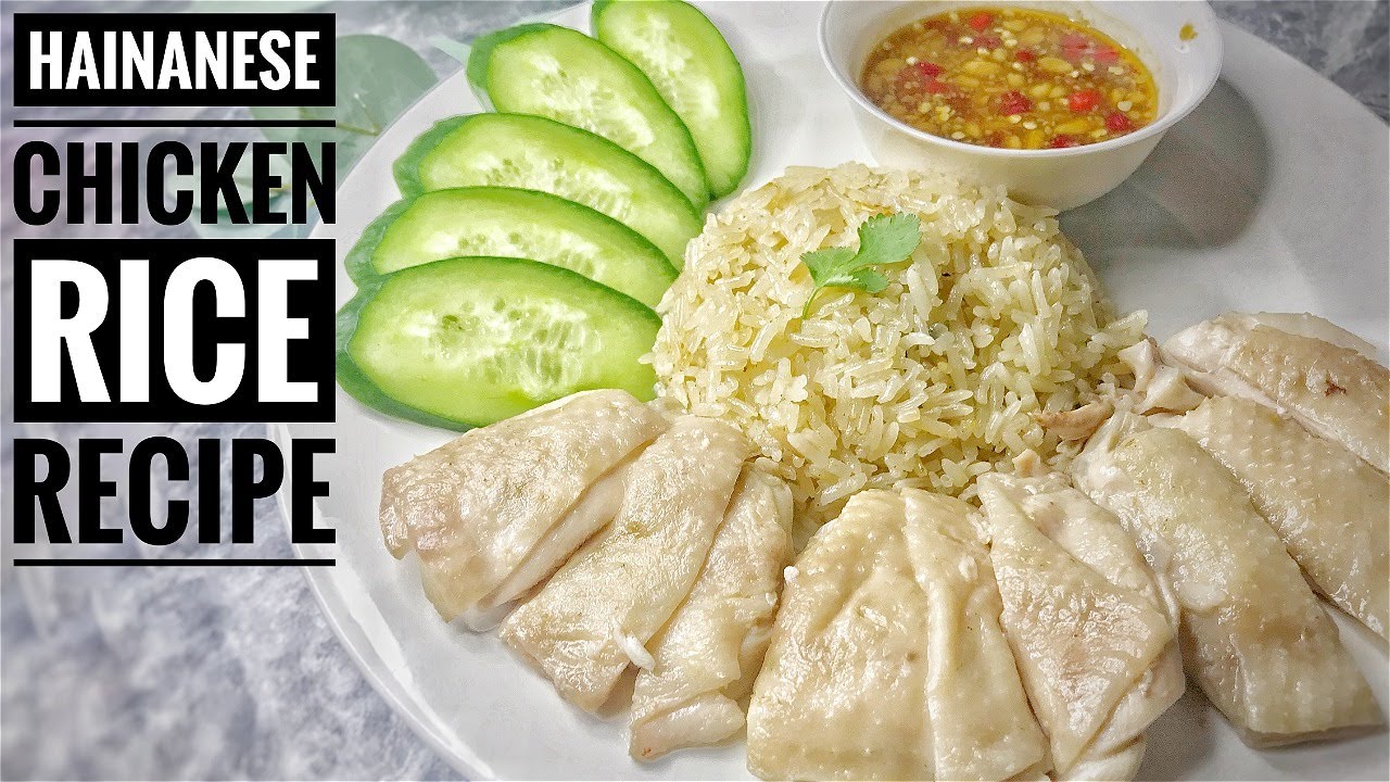 How to make Thai Street Food Chicken Rice at Home (Khao Mun Gai/Hainanese Chicken Rice Recipe)