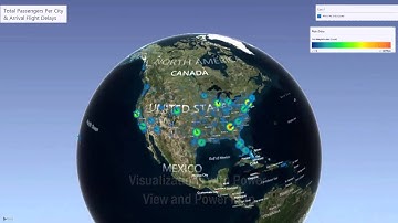 PowerBI Visualization of Airline On Time Performance Data for July 2013