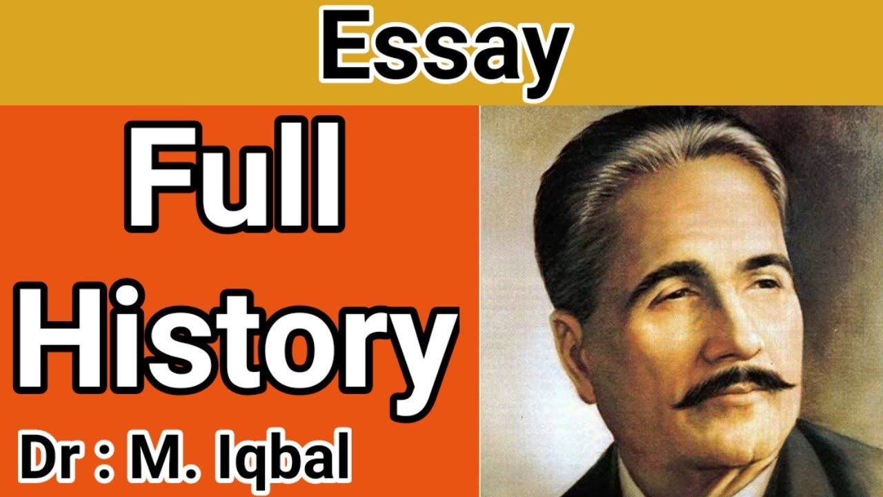 allama iqbal essay in english with headings