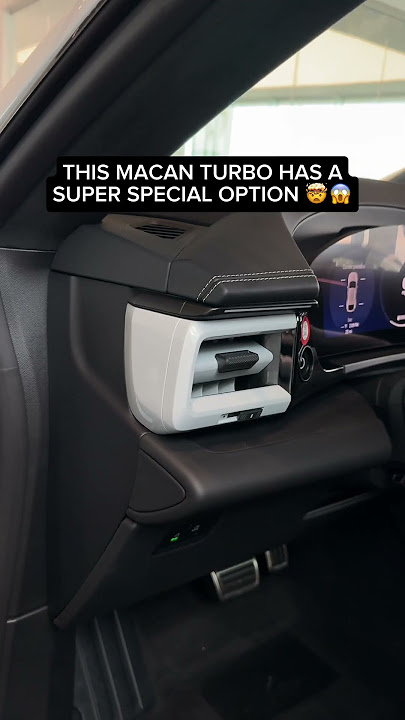 This Macan Turbo has a very special option!
