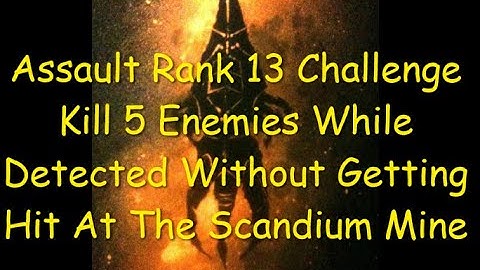 Ghost Recon Breakpoint Assault 13 Challenge Kill 5 Enemies Detected Not Getting Hit - Scandium Mine