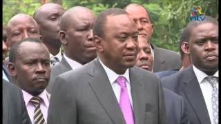 President Uhuru Kenyatta denies claims Jubilee had taken a hardline stand on IEBC talks