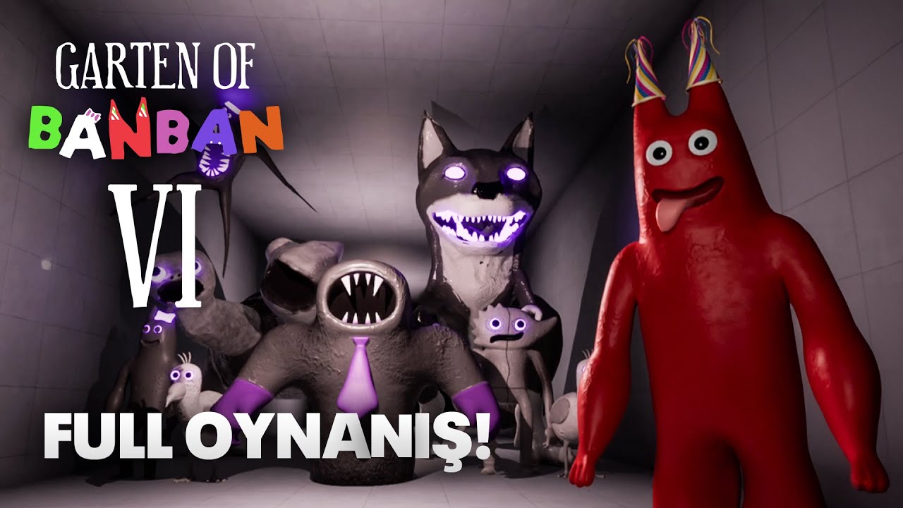 KARANLIKTA KALIRSAN ÖLÜRSÜN! - Garten of Banban 6 (FULL OYNANIŞ)