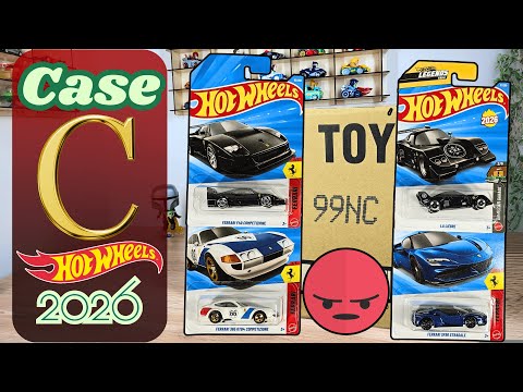 Unboxing Hot wheels 2026 C Case With The Ferraries - YouTube