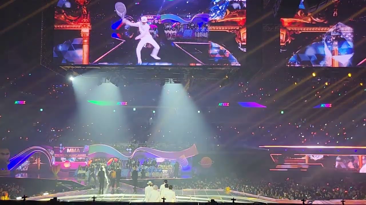 에이티즈 ATEEZ 솔로 퍼포먼스 x Ice On My Teeth MMA2024 241130 무대 압권
