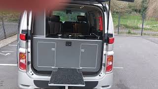 nissan elgrand campervan no3 silver highway star conversion completed walk round video