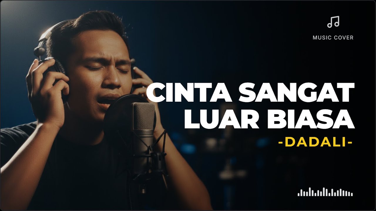 CINTA SANGAT LUAR BIASA - DADALI | ROCK VERSION VIDEO LYRIC COVER BY POPLENS