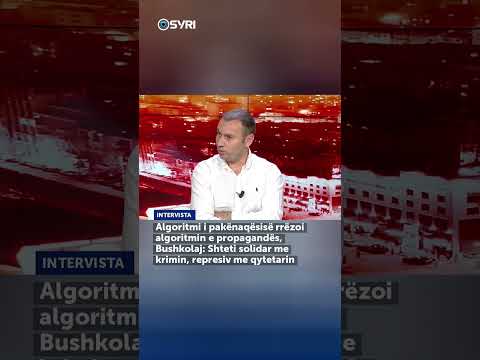 Algoritmi i pakënaqësisë rrëzoi algoritmin e propagandës, Bushkolaj: Shteti solidar me krimin - SHORTS