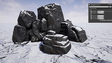 Rock & Snow - Substance Designer & Unreal