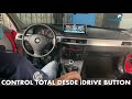 BMW E90 CONVERSIÓN DE RADIO CONVENCIONAL A RADIO INTELIGENTE FLOTANTE CON MANDOS iDRIVE!!!