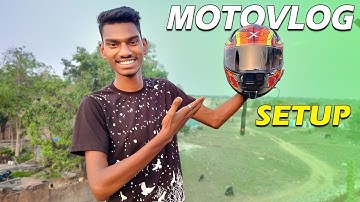 Finally New Helmet pe Motovloging Setup Laga liya 😍GoPro Motovloging Setup || Axor Helment🔥