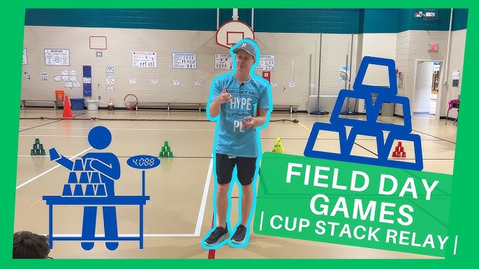 Cup Stack Challenge - At Home Physical Education - Family Fun Exercise -  Fitness - Brain Break 