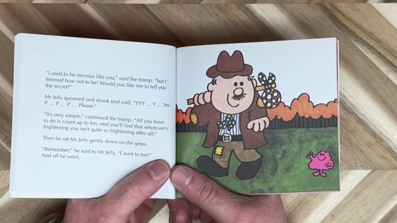 Mr Jelly from the Mr Men series of books